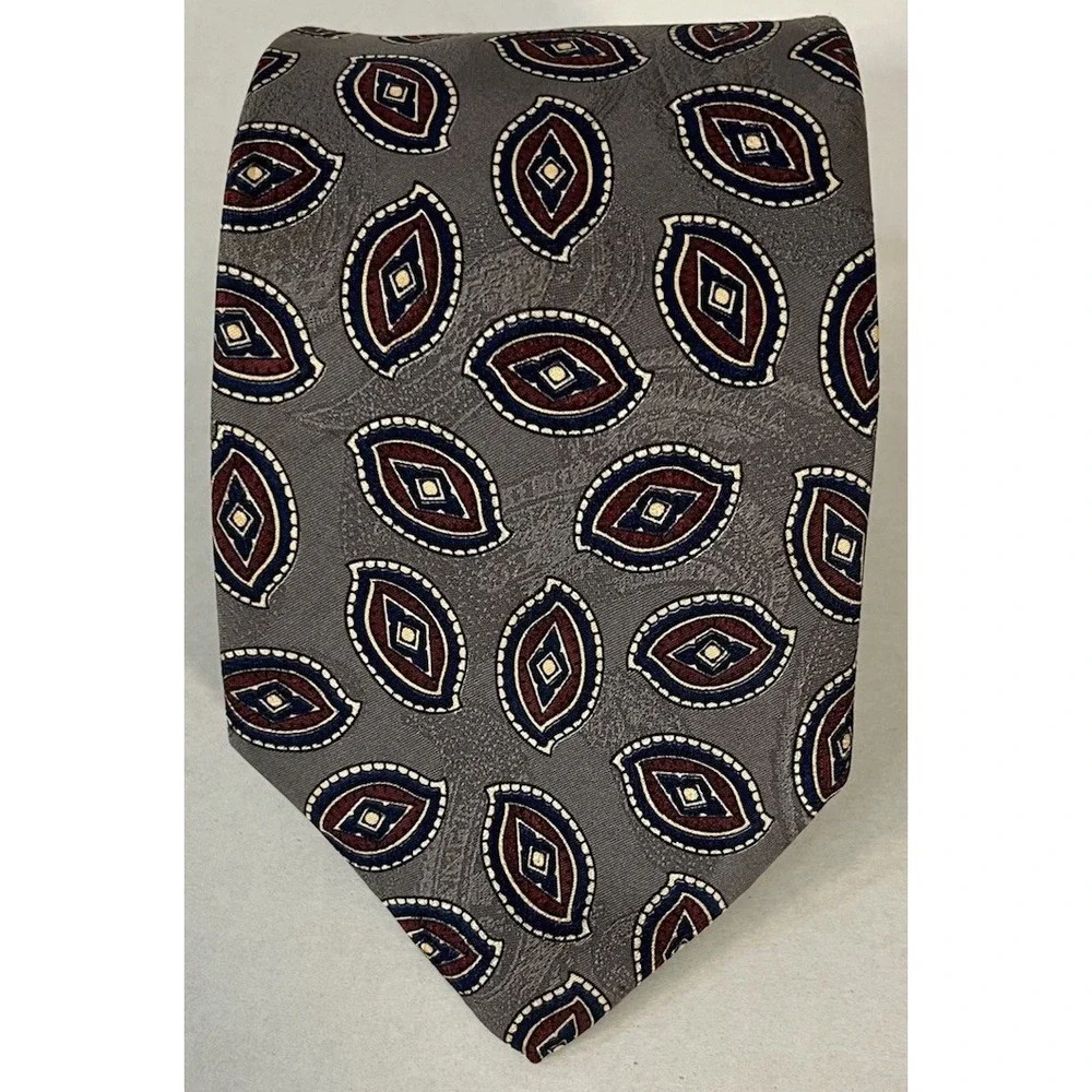 Aquascutum Vintage Luxury 100% Silk Tie, Hand Made In‎ London.